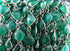Green Onyx Faceted Cushion Bezel Chain, (BC-GNX-77)