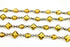 Whiskey Topaz Faceted Small Cut Bezel Chain, (BC-WTZ-102)