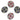 Pave Diamond and Ruby Bead, (DB-67) - Beadspoint