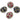 Pave Diamond and Ruby Bead, (DB-67) - Beadspoint