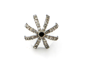 Pave Diamond Enamel Beads,(DB-82) - Beadspoint