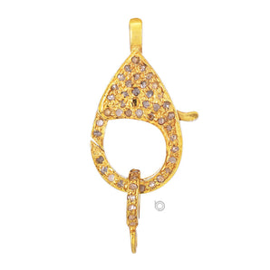 Pave Diamond Lobster Clasp, (DC-03)