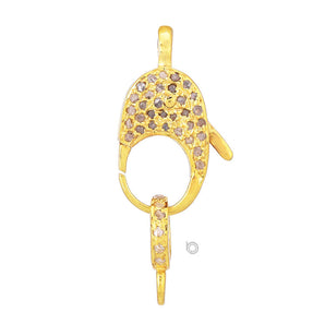 Pave Diamond Lobster Clasp, (DC-06)