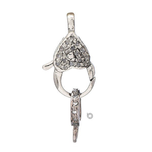 Pave Diamond Lobster Clasp, (DC-07)