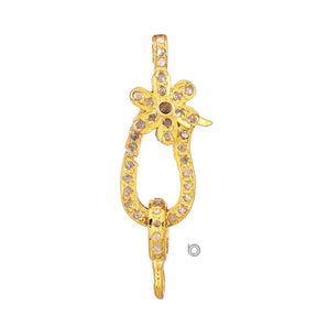 Pave Diamond Lobster Clasp, (DC-09)