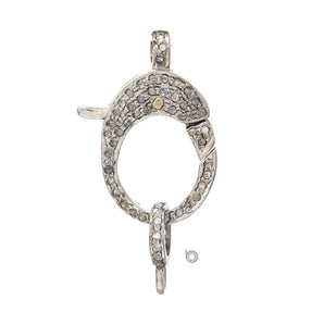 Pave Diamond Lobster Clasp, (DC-102)