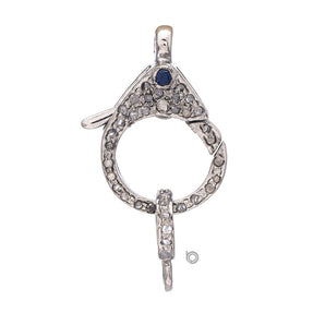 Pave Diamond Lobster clasp, (DC-103)