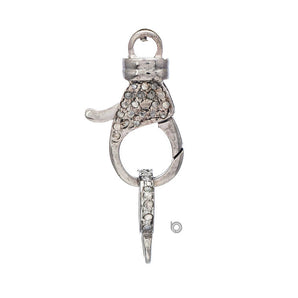 Pave Diamond Lobster Clasp, (DC-10)