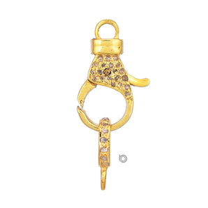 Pave Diamond Lobster Clasp, (DC-10)