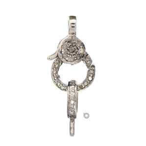 Pave Diamond Lobster Clasp, (DC-110)