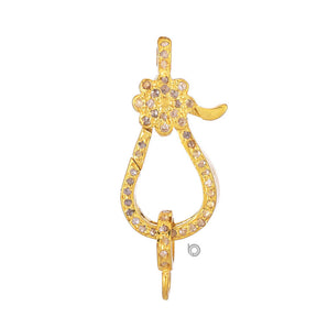 Pave Diamond Lobster Clasp, (DC-16)