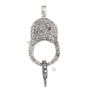 Pave Diamond Lobster Clasp, (DC-18)