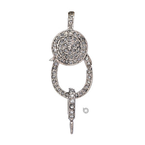 Pave Diamond Lobster Clasp, (DC-20)