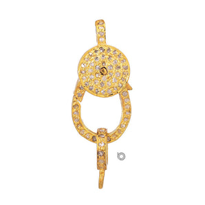 Pave Diamond Lobster Clasp, (DC-20)