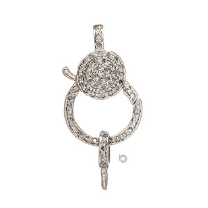 Pave Diamond Lobster Clasp, (DC-26)