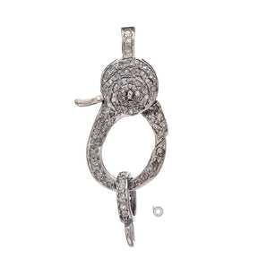 Pave Diamond Lobster Clasp, (DC-37)
