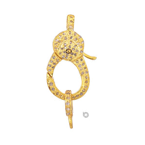 Pave Diamond Lobster Clasp, (DC-37)