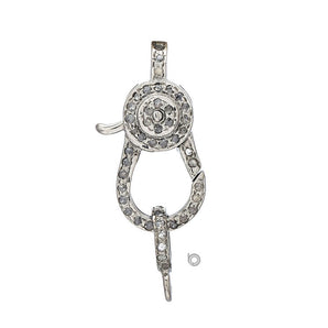 Pave Diamond Lobster Clasp, (DC-39)