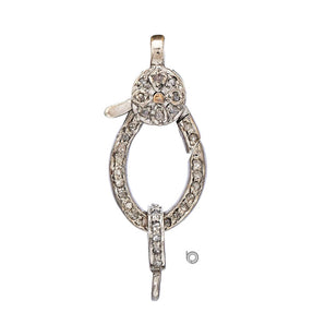 Pave Diamond Lobster Clasp, (DC-41)