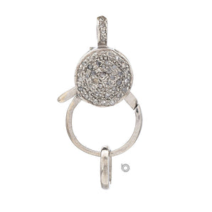 Pave Diamond Lobster Clasp,(DC-055)