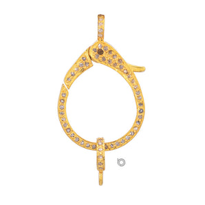 Pave Diamond Lobster Clasp, (DC-63)