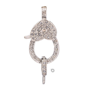 Pave Diamond lobster Clasp, (DC-90)