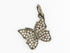 Pave Diamond Butterfly Charm, (DCH-02)