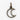 Pave Diamond Moon Charm, (DCH-19) - Beadspoint