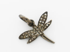 Pave Diamond Bee Charm, (DCH-22) - Beadspoint