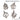 Pave diamond Initial Pendant, (DCH/PDT/1197)