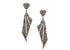 Pave Diamond Long Drop Dangle Earrings, (DER-006)