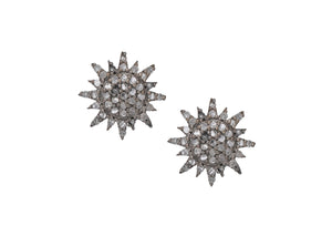 Pave Diamond Star Dust Earrings, (DER-029)