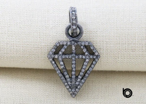 Pave Diamond Arrow Pendant, (DPS-004)