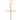 14k Solid Gold & Diamond Cross Pendant, (14K-DCH-836)