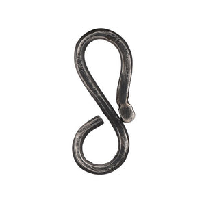 Sterling Silver Gold Vermeil S Hook Clasp, Multiple Options, (SS-1064)