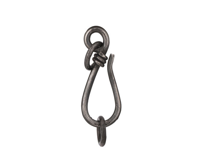 Smooth S Hook Clasp in Sterling Silver or Vermeil