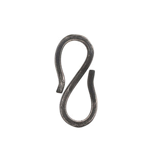 Sterling Silver Gold Vermeil S Hook Clasp, Multiple Options, (SS-1062)