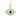 14k Solid Gold & Diamond Mini Evil Eye Charm, (14K-DCH-863)