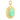 Pave Diamond & Chrysoprase Pendant, (DPM-1265)