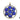 Pave Diamond Sapphire Circle Pendant, (DSP-7032)