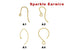 14K Gold Filled Sparkle Ear Wires, Multiple Styles, (GF-326- GF-329)