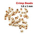 14K Gold Filled Crimp Beads 1.6x1 mm, (GF-381-1.6x1)