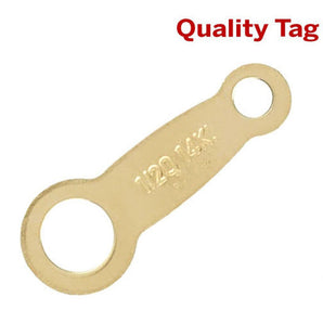 14k Gold Filled Japanese Quality Tag, 3x8 mm, (GF-781)