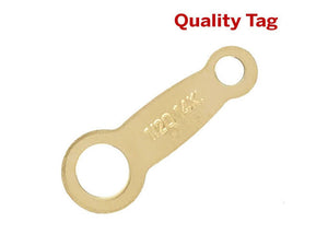 14k Gold Filled Japanese Quality Tag, 3x8 mm, (GF-781)