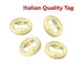 14k Gold Filled Italian Quality Tag, 4x3 mm, (GF-782)