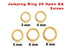 14k Gold Filled Jump Ring 20 Open GA, 5 Sizes, (GF-JR20-O)