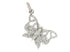 Pave Diamonds Large Butterfly Pendant, (DPL-2343)