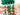 Green Onyx Faceted Cube chain, (RS-GRX-254) - Beadspoint