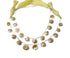 Natural Golden Rutile Faceted Heart Drops, 10-11 mm, Rich Color, Rutile Gemstone Beads, (RTG-HRT-10-11)(534)