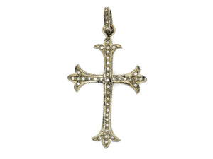 Pave Diamond Cross Pendant, (DPL-2319) - Beadspoint